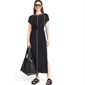 Free People Sunni Tie Back Maxi Dress Small